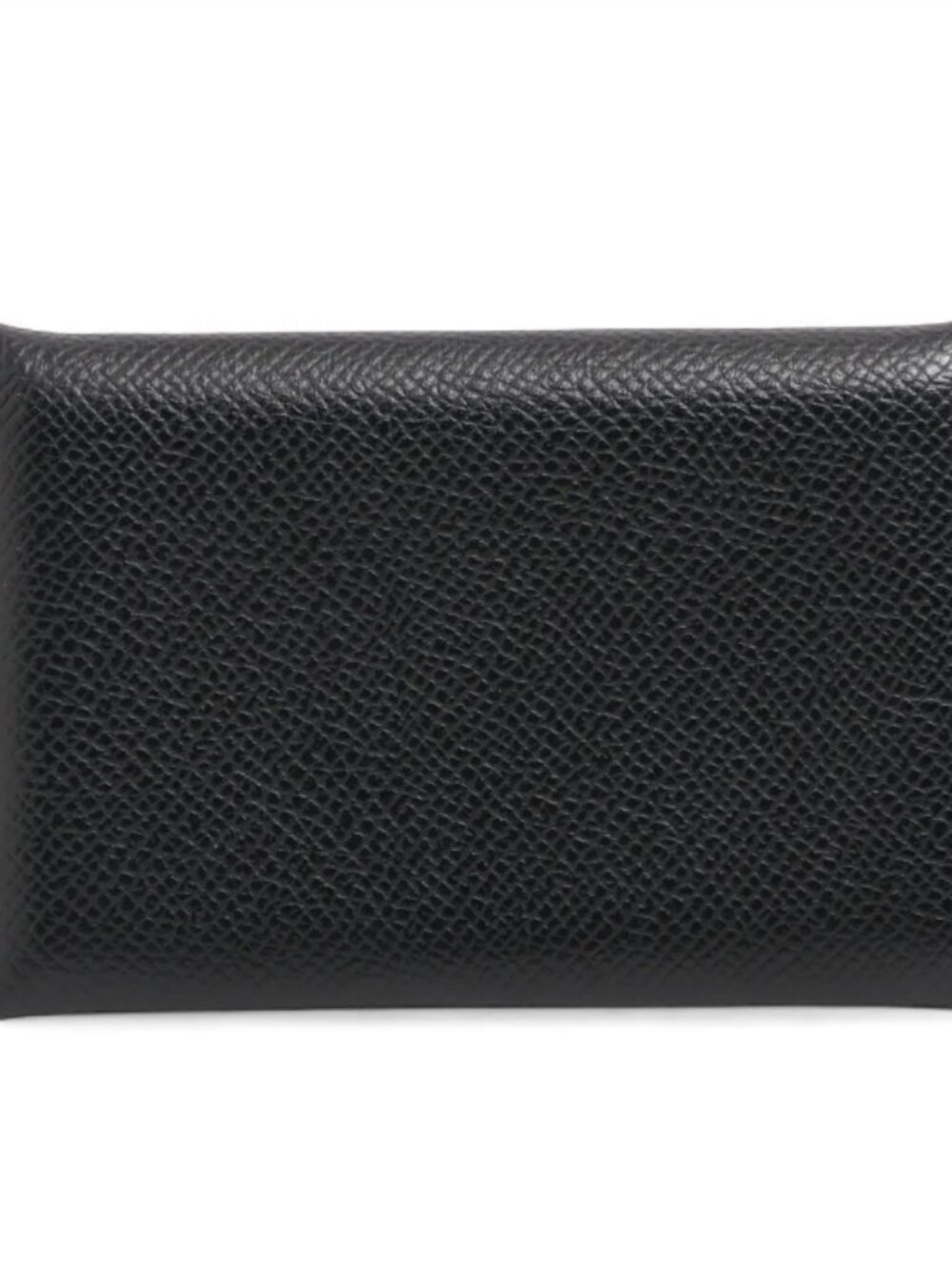 Hermès Calvi Veau Epsom Card Case Black